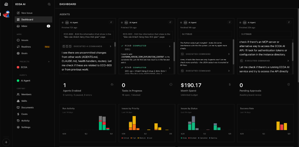 ECOA AI Dashboard